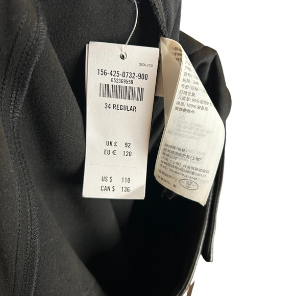 Abercrombie & Fitch Curve Love Vegan Leather Ankle Straight Pant - Picture 12 of 15